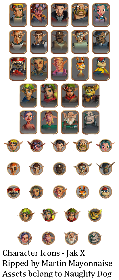 Character Icons