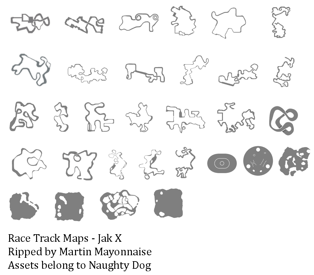 Racetrack Map Previews