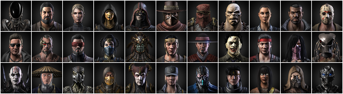 Mortal Kombat X - Character Select Icons