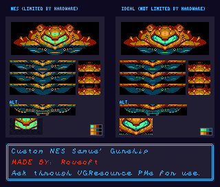 Samus' Gunship (NES)