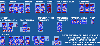 Boyfriend (Zelda 2-Style)