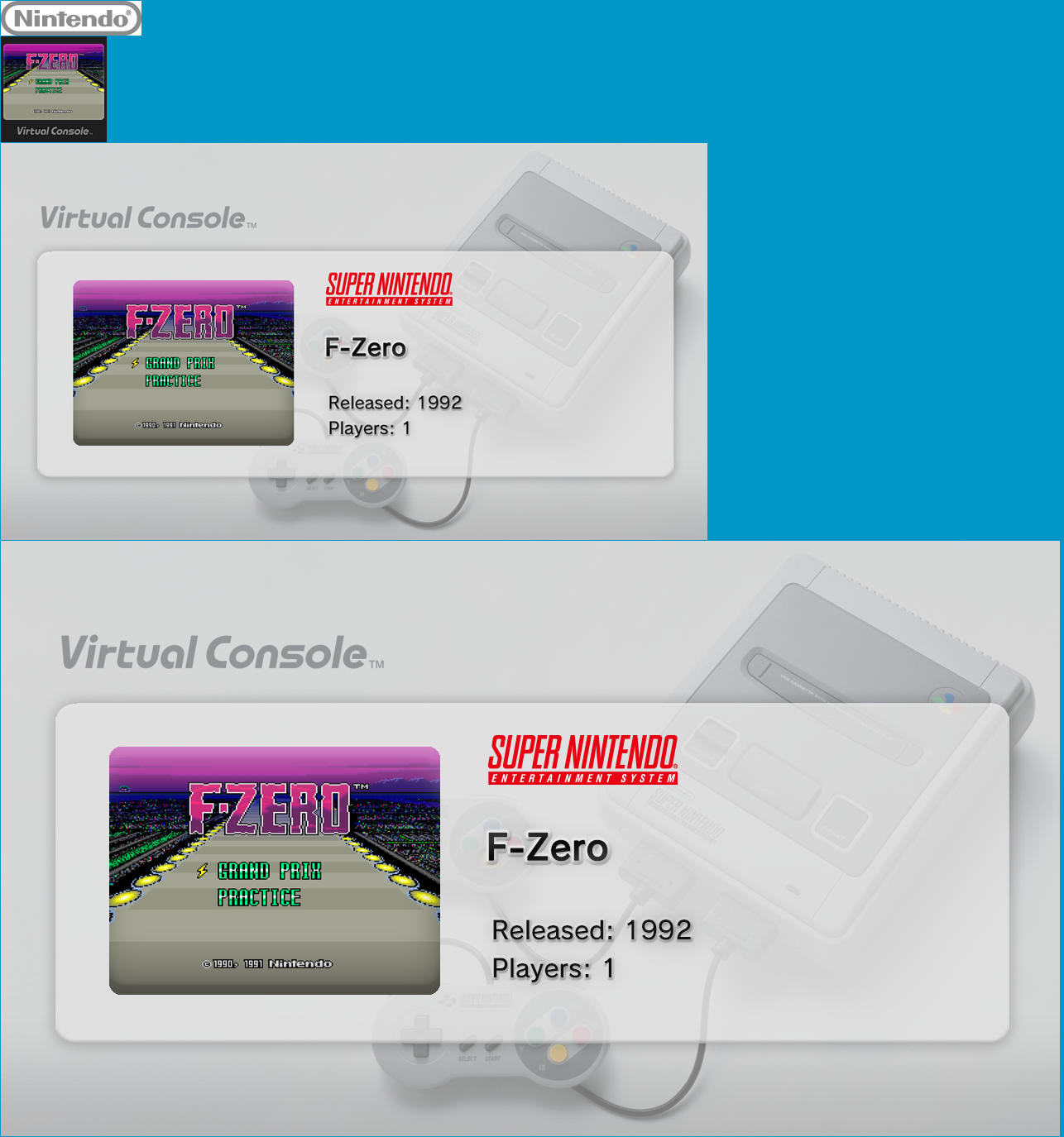 Virtual Console - F-Zero