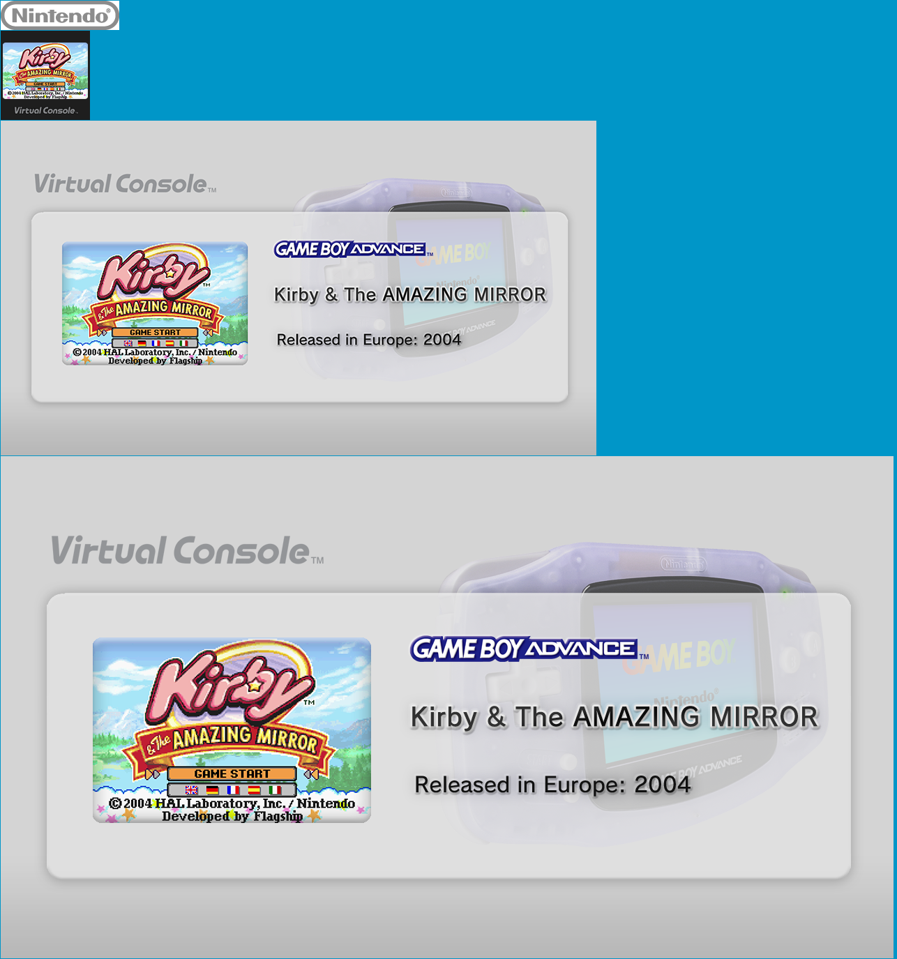 Virtual Console - Kirby & The AMAZING MIRROR