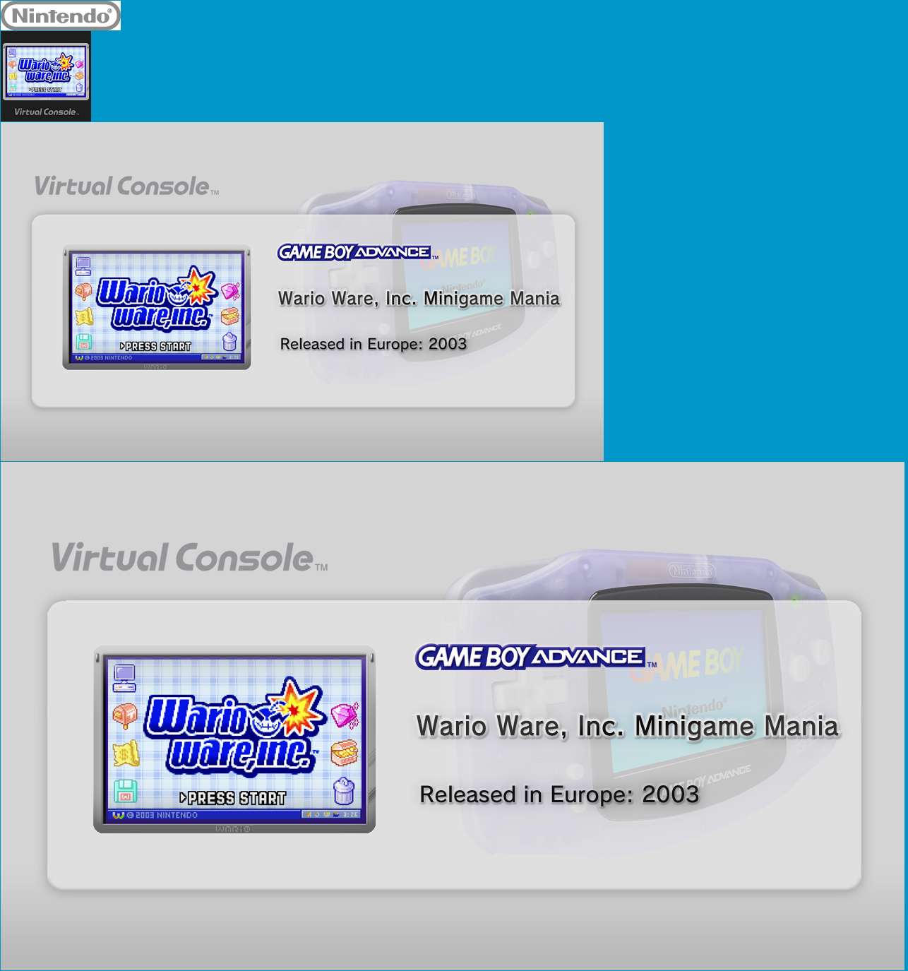Virtual Console - WarioWare, Inc. Minigame Mania