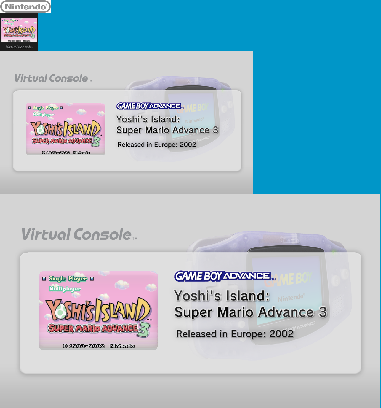 Virtual Console - Yoshi's Island: Super Mario Advance 3