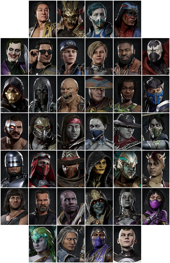 PC / Computer - Mortal Kombat X - Character Select Icons - The Spriters  Resource