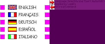 Grand Theft Auto - Language Select
