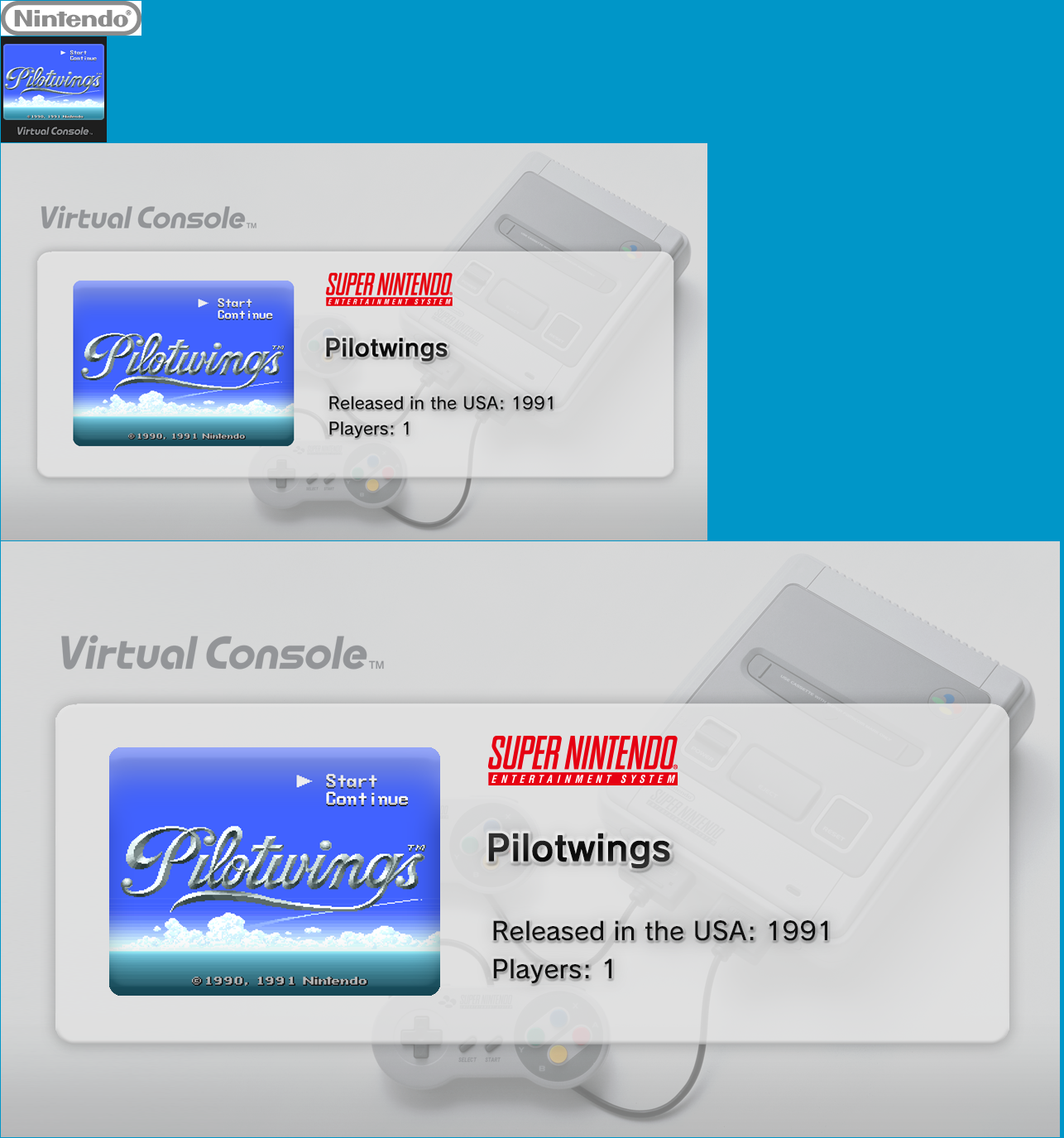 Virtual Console - Pilotwings