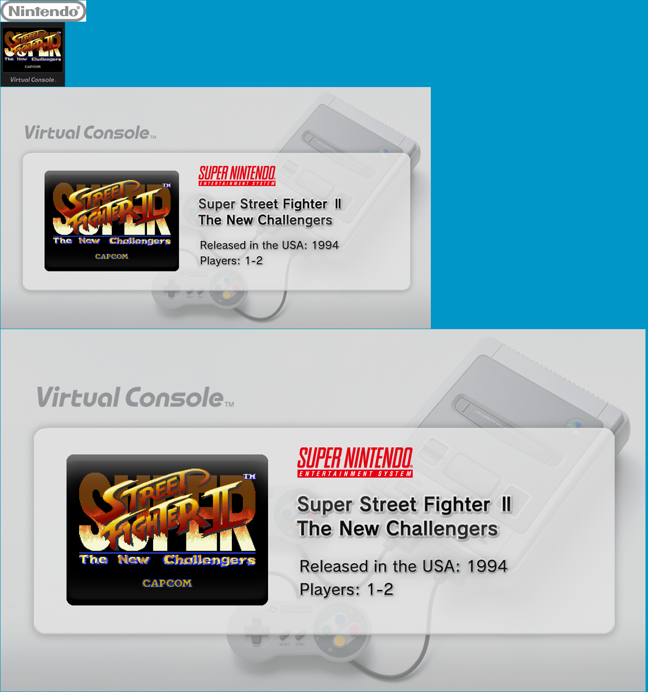 Virtual Console - Super Street Fighter II The New Challengers