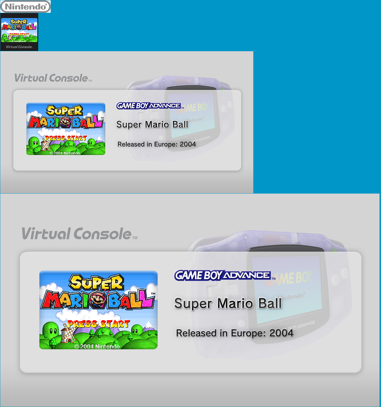 Virtual Console - Super Mario Ball