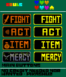 Battle Menu Buttons