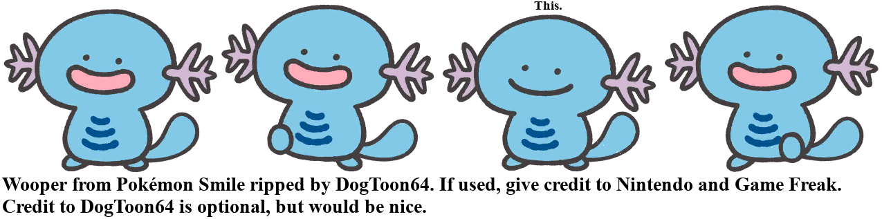 Pokémon Smile - #194 Wooper