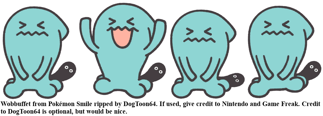 Pokémon Smile - #202 Wobbuffet