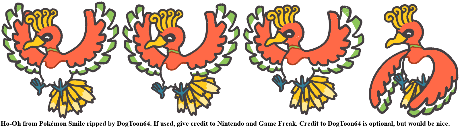 Pokémon Smile - #250 Ho-oh