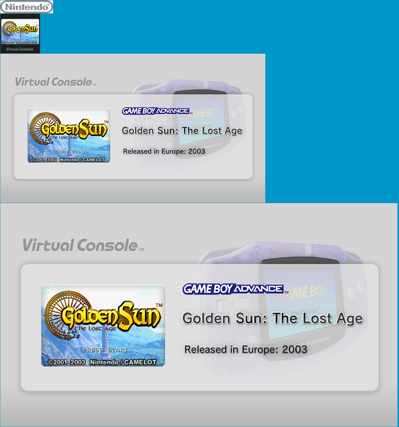 Virtual Console - Golden Sun: The Lost Age