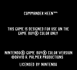 Game Boy Error Message