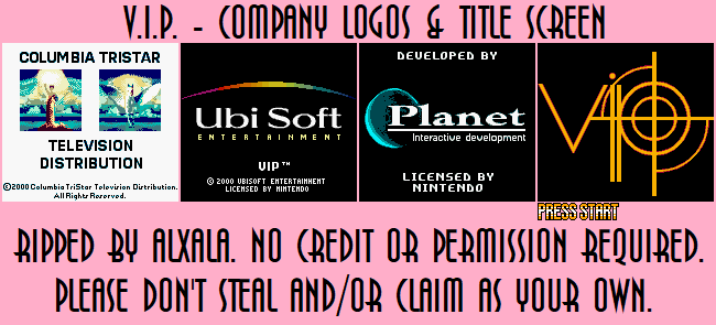 V.I.P. - Company Logos & Title Screen