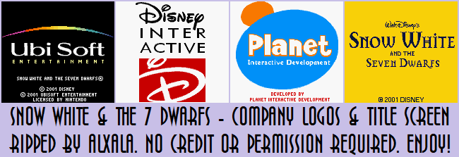 Snow White and the Seven Dwarfs - Company Logos & Title Screen