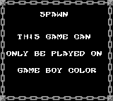 Game Boy Error Message