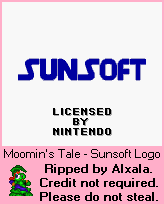 Moomin's Tale - Sunsoft Logo