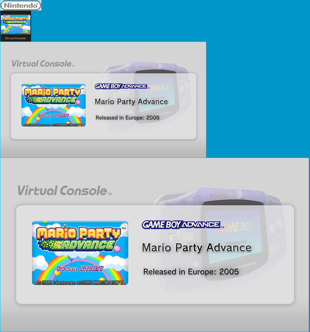 Virtual Console - Mario Party Advance