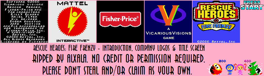 Introduction, Company Logos & Title Screen