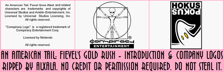An American Tale: Fievel's Gold Rush - Introduction & Company Logos
