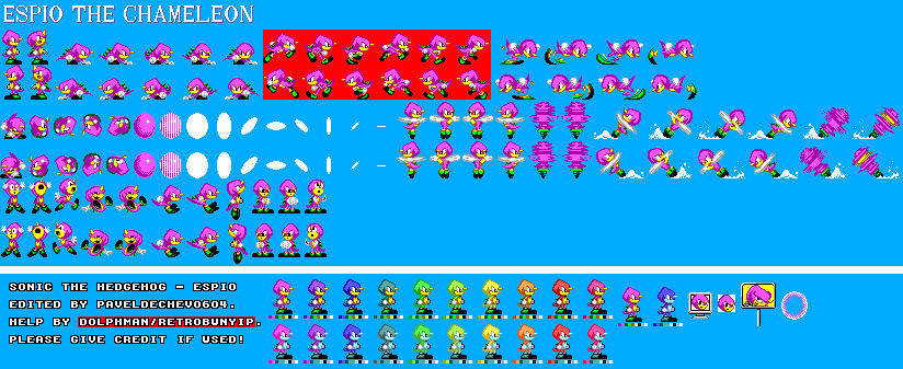 Espio (Classic, Master System-Style)