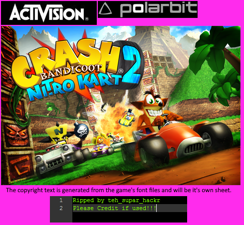 Crash Bandicoot Nitro Kart 2 - Splash Screens