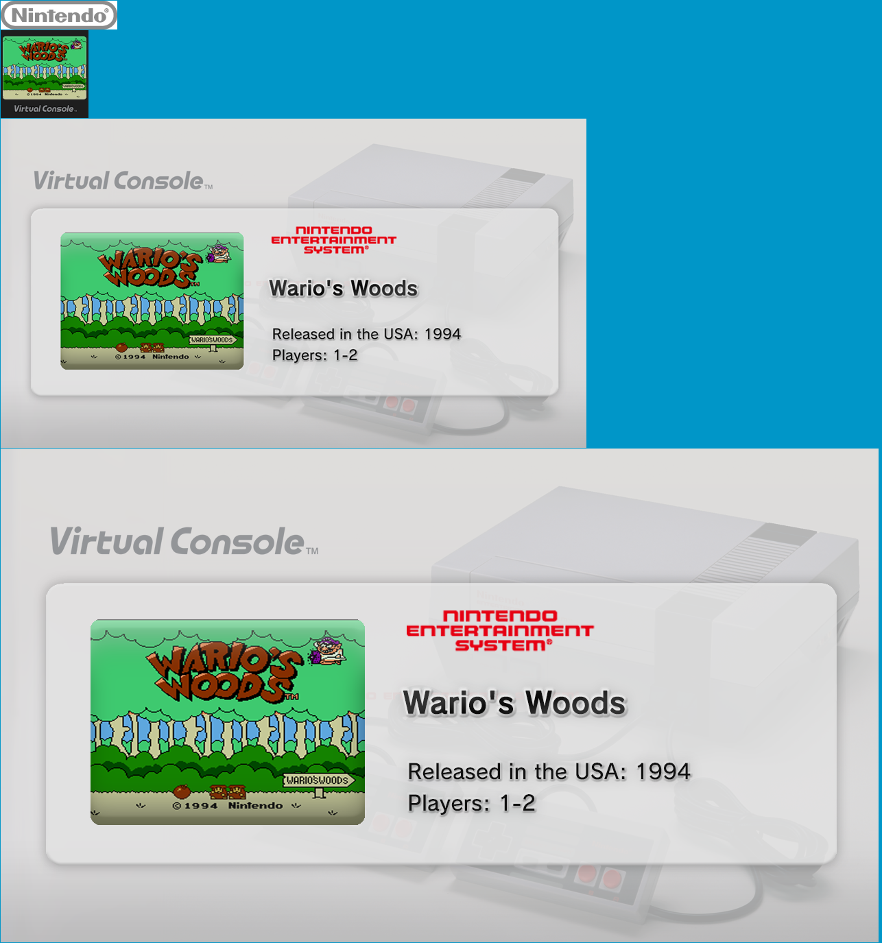 Virtual Console - Wario's Woods