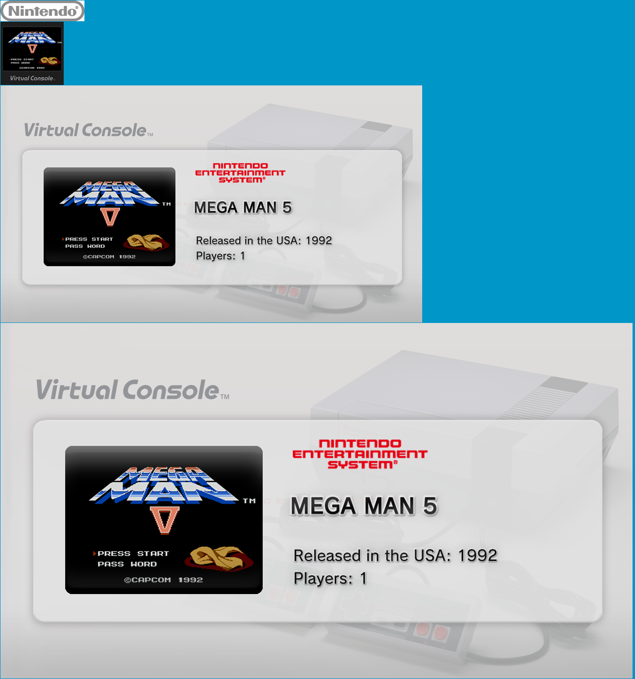 Virtual Console - MEGA MAN 5