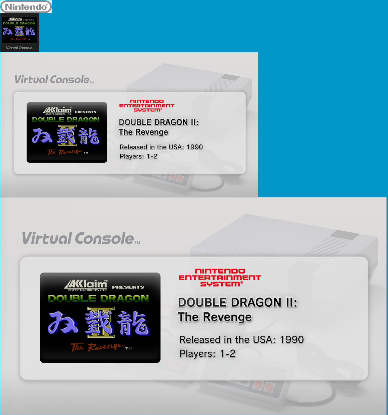 Virtual Console - DOUBLE DRAGON II: The Revenge