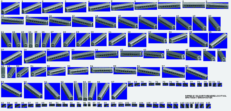 Passenger Carriage (Alpine Mountains, Standard Gauge, 1965-1990)