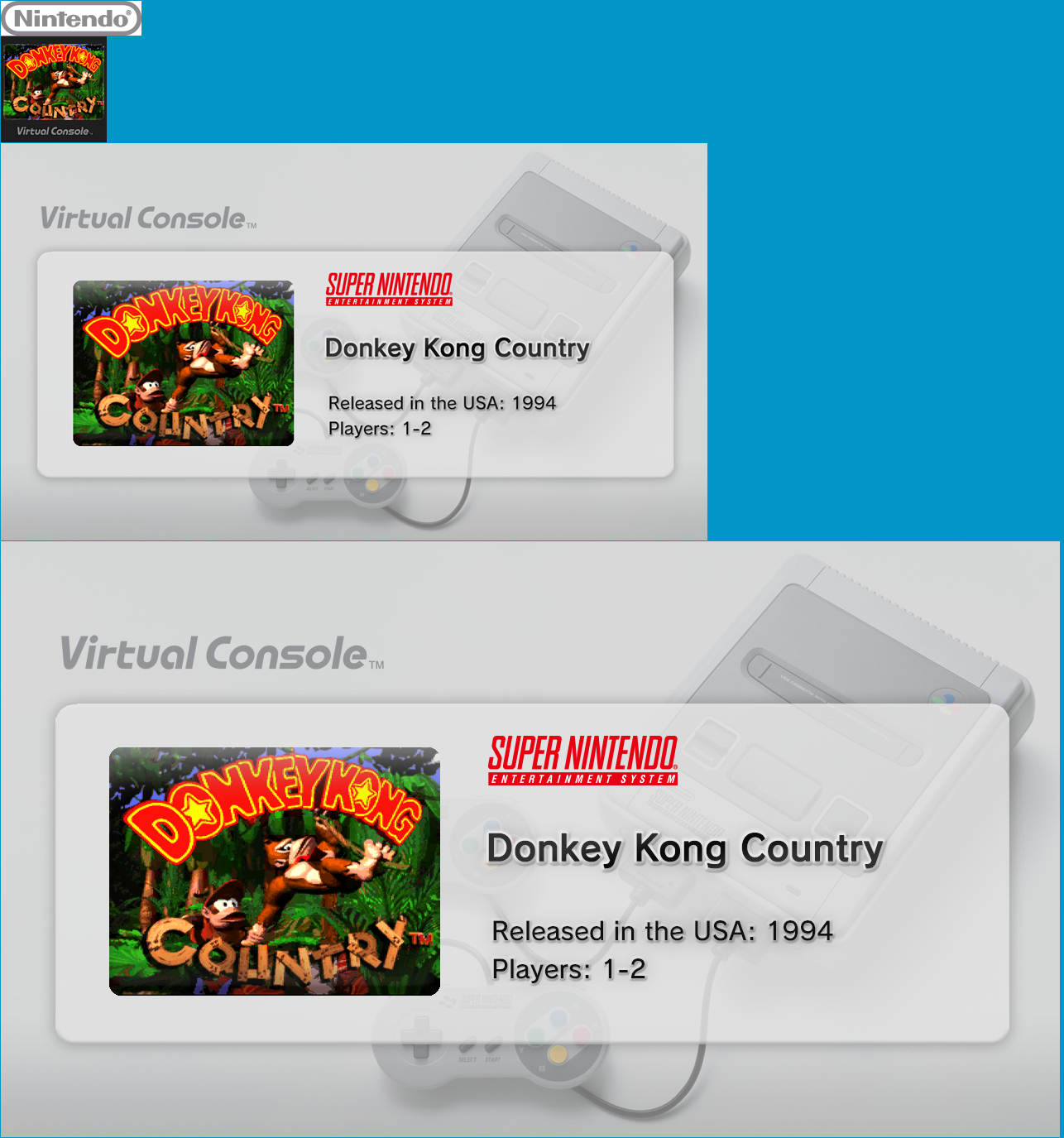 Virtual Console - Donkey Kong Country