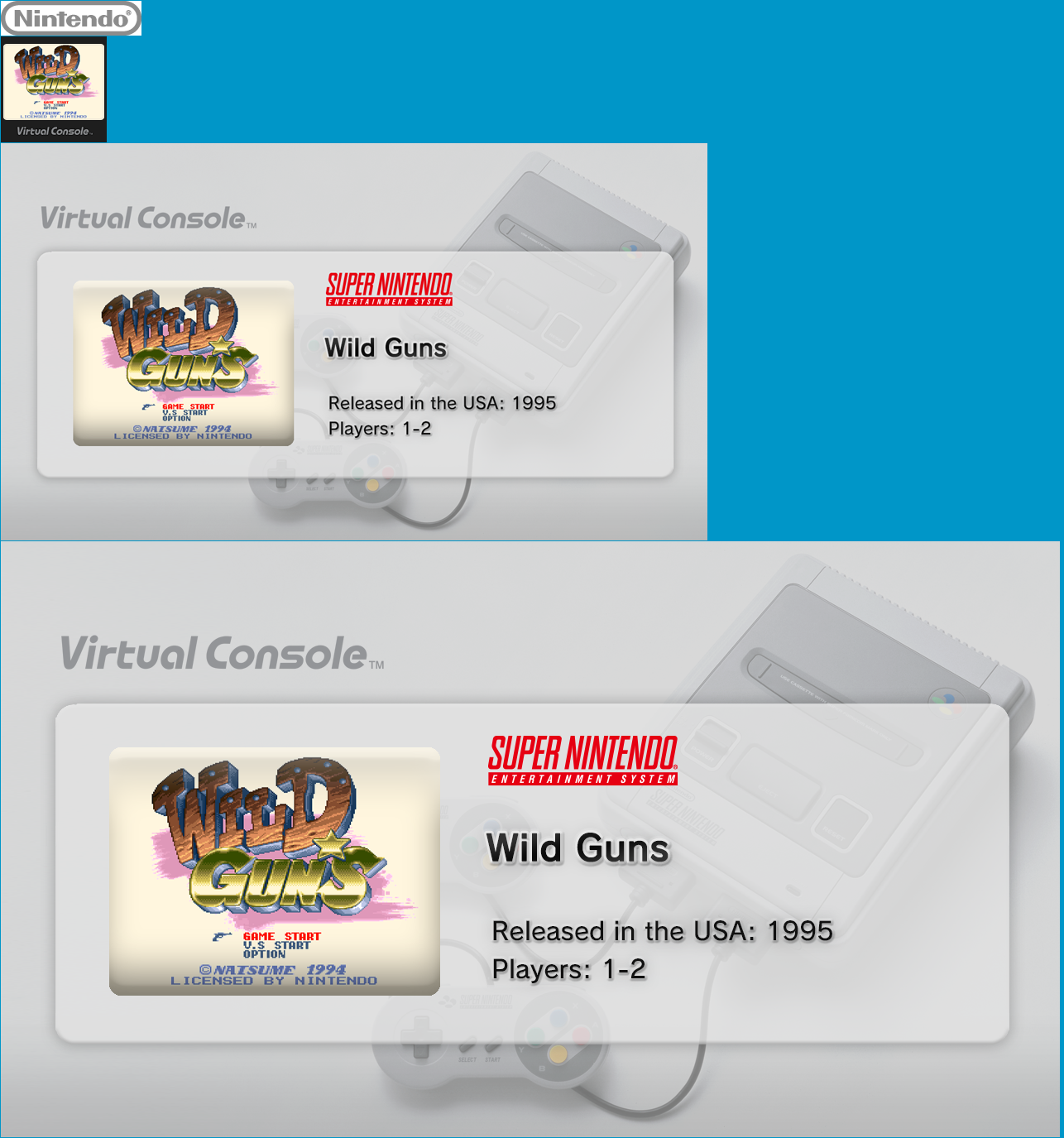 Virtual Console - Wild Guns