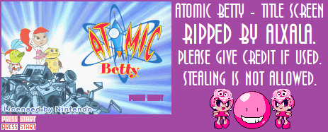 Atomic Betty - Title Screen