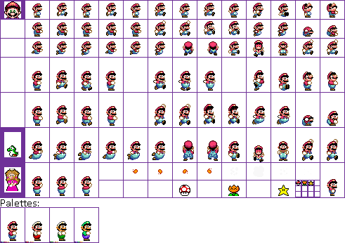 Super Mario Bros. Crossover - Mario - Super Mario World