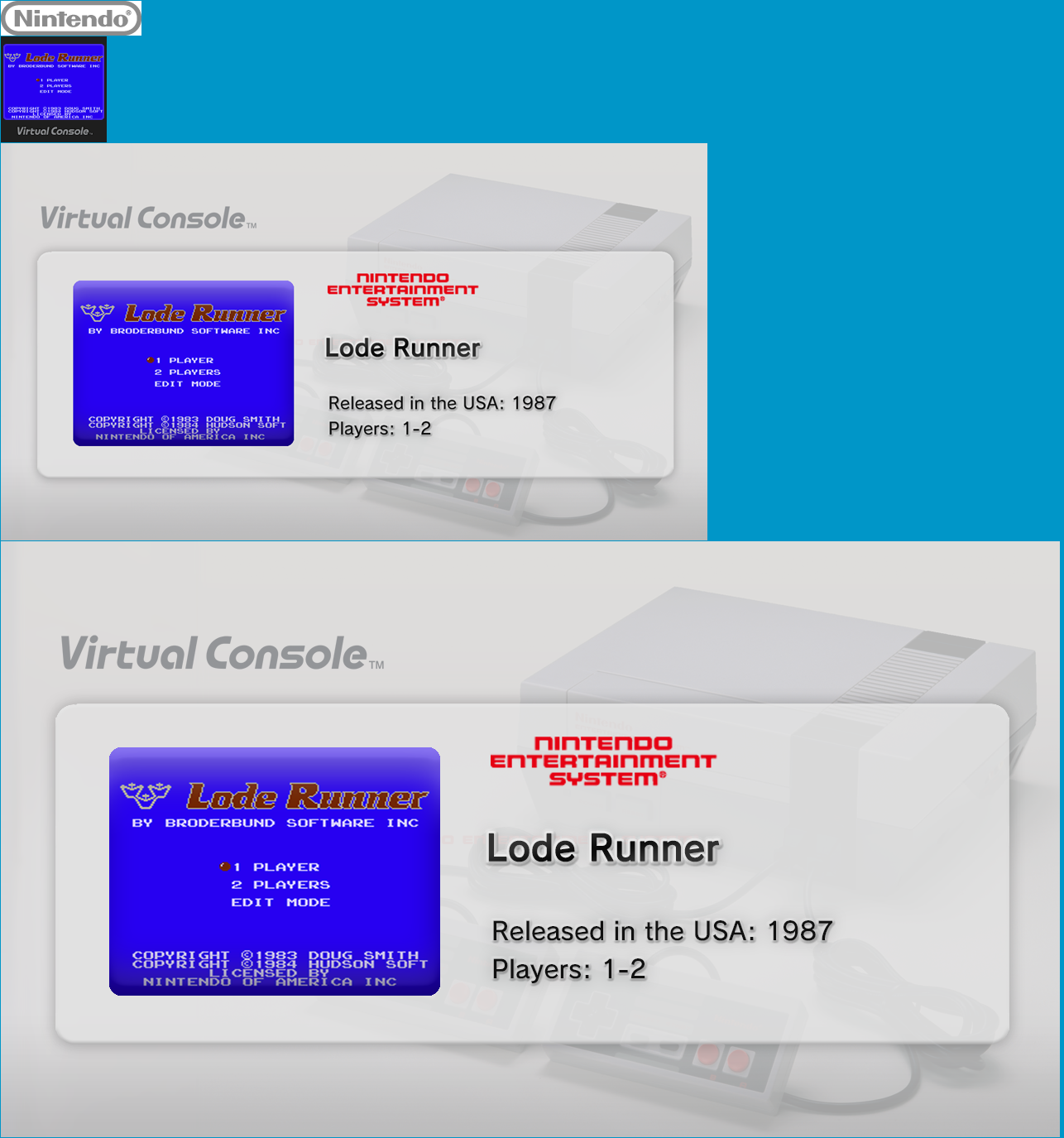 Virtual Console - Lode Runner