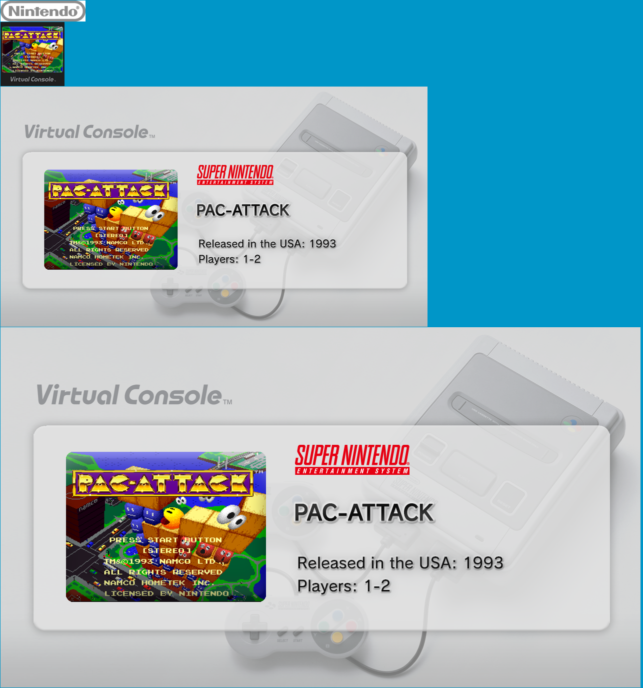 Virtual Console - PAC-ATTACK