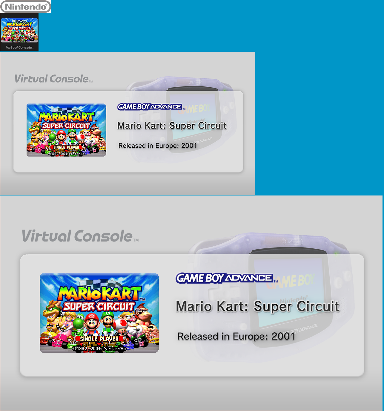 Virtual Console - Mario Kart: Super Circuit