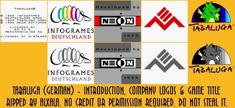 Introduction, Company Logos & Game Title