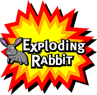 Super Mario Bros. Crossover - Exploding Rabbit Logo
