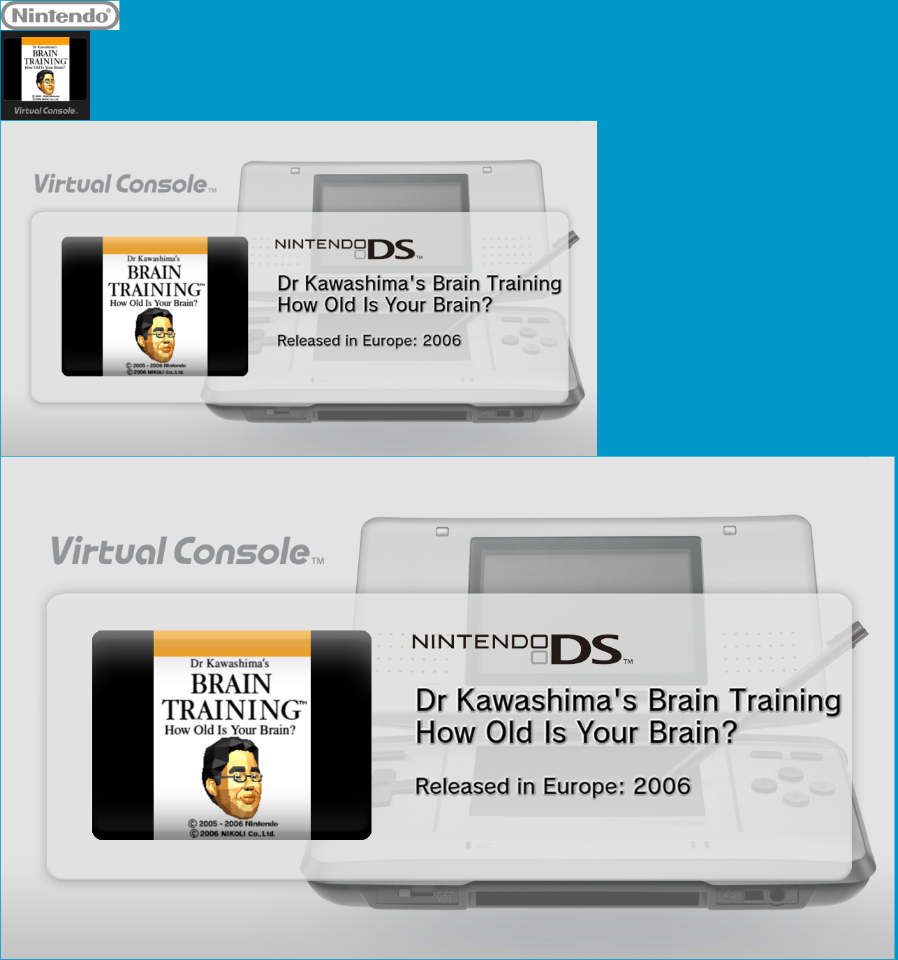 Virtual Console - Dr. Kawashima's Brain Training How Old Is Your Brain?