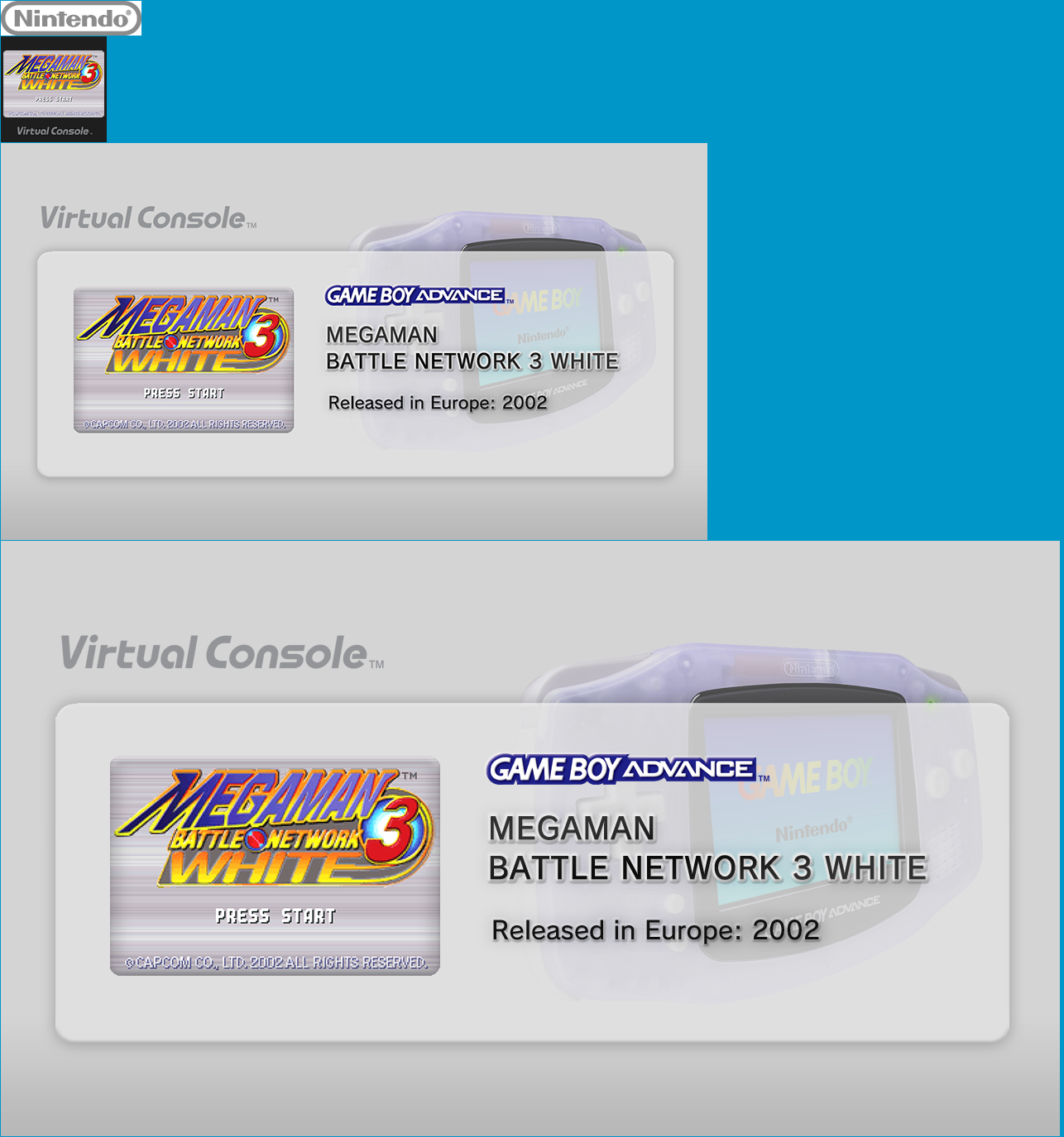 MEGAMAN BATTLE NETWORK 3 WHITE