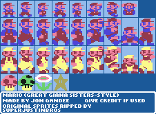 Mario (Great Giana Sisters-Style)