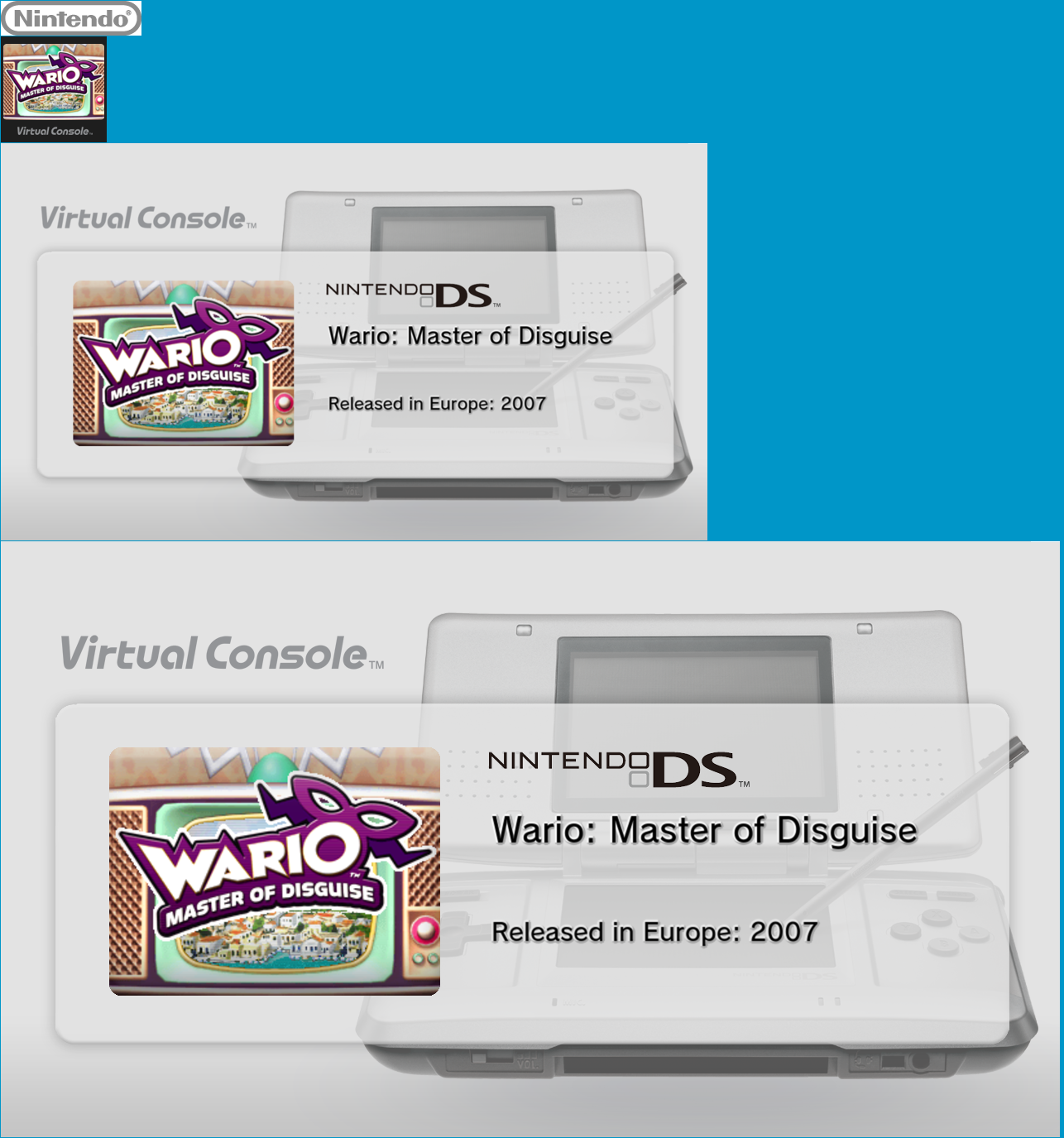 Virtual Console - Wario: Master of Disguise