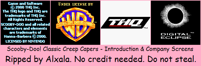 Scooby-Doo! Classic Creep Capers - Introduction & Company Logos