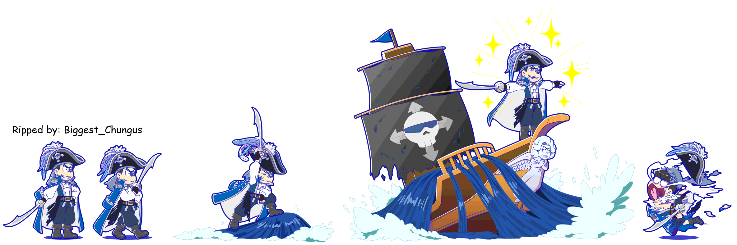 Osomatsu-san Hesokuri Wars: Battle of the NEETs - Karamatsu (Pirates)