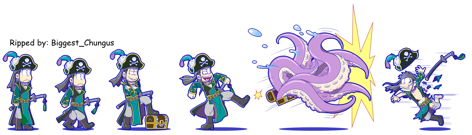 Osomatsu-san Hesokuri Wars: Battle of the NEETs - Choromatsu (Pirates)