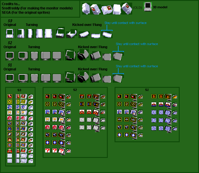 Sonic the Hedgehog Customs - Sonic Monitor Rotation